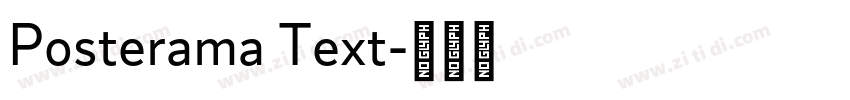 Posterama Text字体转换